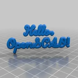 Hershey fonts for OpenSCAD