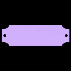 huey printer name plate