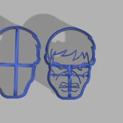 Hulk face cooie cutter