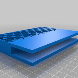 Ikea lattice with honeycomb holes