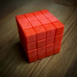 Interlocking Puzzle Cube 4x4 #2