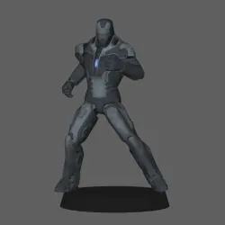 IRONMAN MK 40 SHOTGUN - IRONMAN 3 LOW POLYGONS AND NEW EDITION