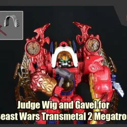 Judge Wig and Gavel for Beast Wars Transmetal 2 Megatron