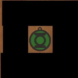 KEYCHAIN/PENDANT GREEN LANTERS