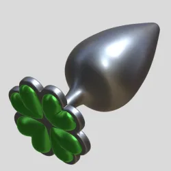 Lucky clover anal plug - size M