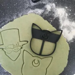 Luna- Artemis sailor moon cookie cutter