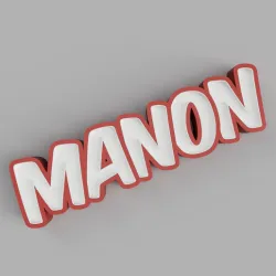 MANON - LED LAMP WITH NAME (NAMELED)