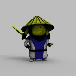 Mortal Kombat Pokemon Pikachu Raiden 3D Printing Model