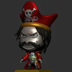 One Piece - Gol D Roger Chibi