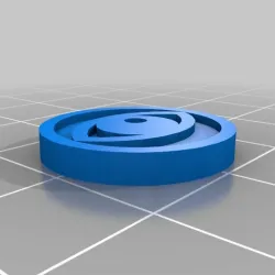 One sided X-wing focus token