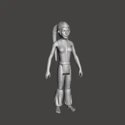 OOLA VINTAGE CUSTOM STAR WARS ACTION FIGURE, JABBA'S PALACE DANCER, KENNER 3.75", 6" CREATURE, TWI'LEK, 5 POA, 1/18, 1/6