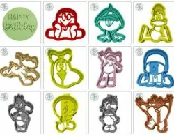 Over 200 Cookie Cutters - Fondant - Different Themes and Sizes