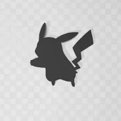 Pikachu Silhouette Logo 2