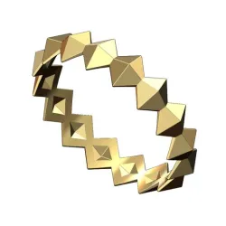 Pyramid motif stacker band US size 4to10 3D print model