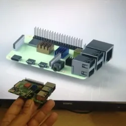Raspberry Pi 4 model B (modelled)