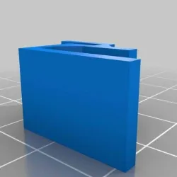 Replicator 2/2X plexiglass clip