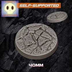 Rock Ground Base 2 (40mm round)