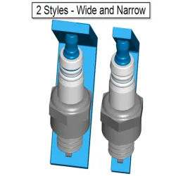 Spark Plug Shelf Bracket (Screw or Tape Mount)
