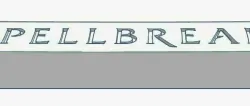 Spellbreak Custom Keycap Spacebar Deboss
