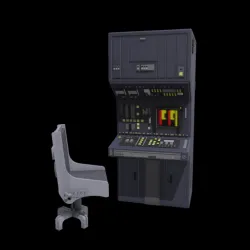 Star Wars Hoth Echo Base Computer & Chair for 3.75" and 6" figures