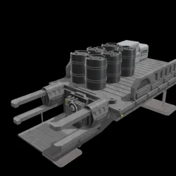 Star Wars The Mandalorian Nevarro Cargo Sled for 3.75" and 6" figures