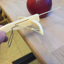 The Most Powerful Toothpick Crossbow On Thingiverse (Robbin Hood)