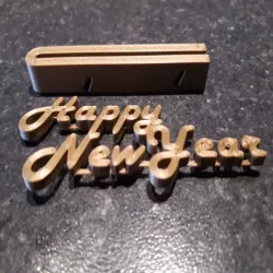 Tie pin (dasspeld) Happy New Year