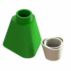 Trilobular Container - Threaded