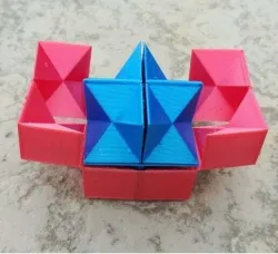 Twin Spiky Stellated Dodecahedron, Infinity Cube, Magic Cube, Flexible Cube, Folding Cube, Yoshimoto  Cube for for Flexible Filament Printing