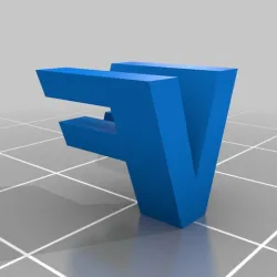 VF My Customized Two Letter Sculpture