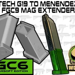 WE TECH G19 to Menendez v2 FGC9 mag extender