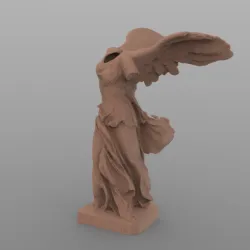 winged victory of samothrace flowerpot