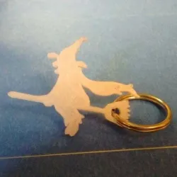 Witch key chain FOB