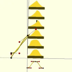 Yet another Bezier library for OpenSCAD