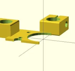3D printed - Chinese laser cutter - XY locating laser clamps