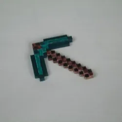 8-bit Minecraft fridge magnet