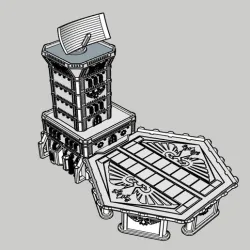 Adeptus Titanicus - Landing Pad -Intact