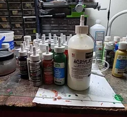 airbrush paint drip tops small med and large