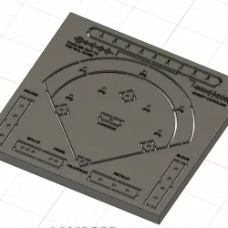Baseball game board (Dice or Card) FRENCH