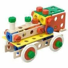 baufix wood toy construction set replacement parts
