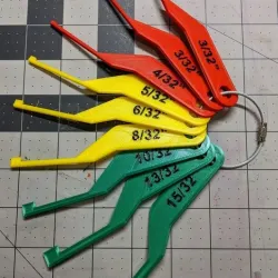 Brake Pad Lining Gauge Measuring Set