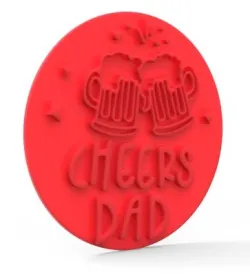 CHEERS DAD STAMP