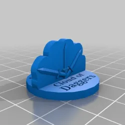 Cloud of Daggers Spell Token