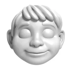 Coco – head (for doll, marionette, puppet)
