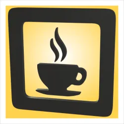 Coffee cup ornament for kitchen