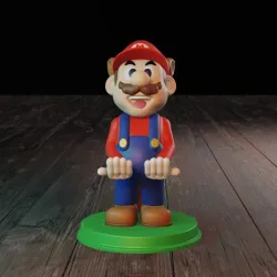 CONTROLLER HOLDER / Mario Raccoon joystick