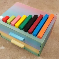 Cuisenaire Rods Storage Box With Drawers