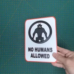 Custom 3D printed signs