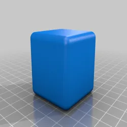 Customizable Rounded Cube (Openscad)