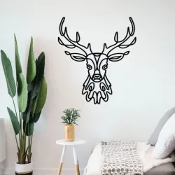 Deer Head Wall Art Decoration